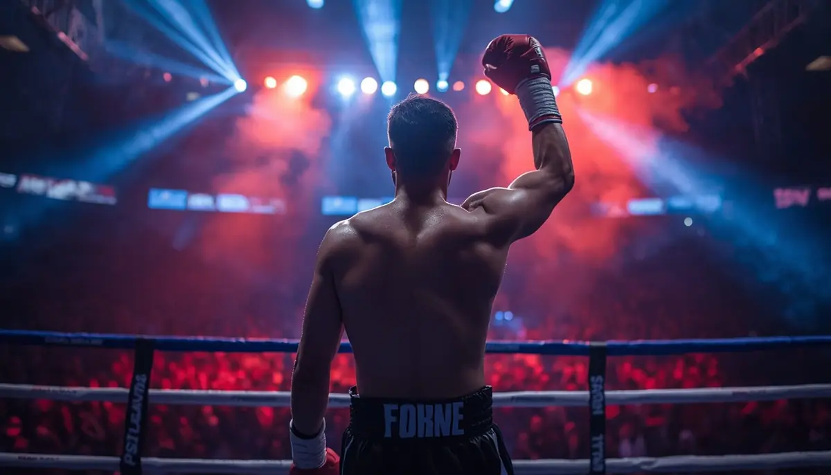 Live UFC and Championship Boxing in Ring